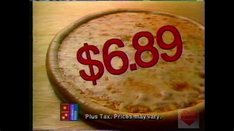 Dominos Pizza Television Commercial 1989 Youtube