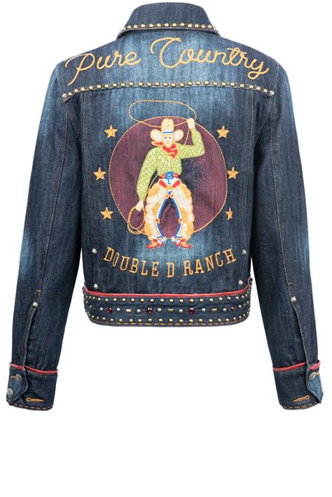 Double D Ranch Pure Country Western Denim Jacket Pinto Ranch