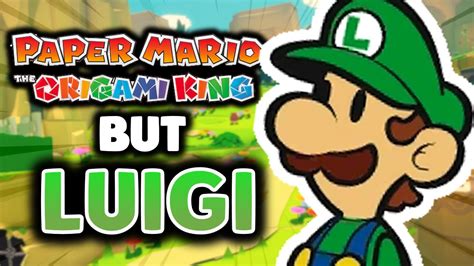 Paper Luigi Origami King Youtube