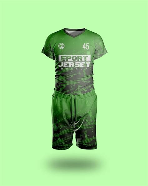 Premium PSD | A green jersey with the number 45 on it