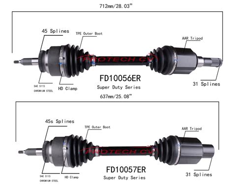 Front Left Right Cv Shaft Axles For Ford Raptor 2010 2014 6 2L 4