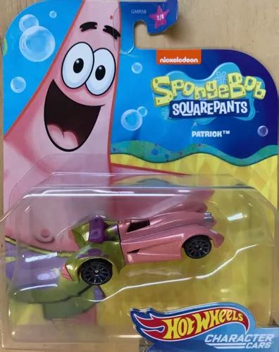 Hot Wheels Character Cars Bob Esponja Patricio Nickelodeon Mercadolibre