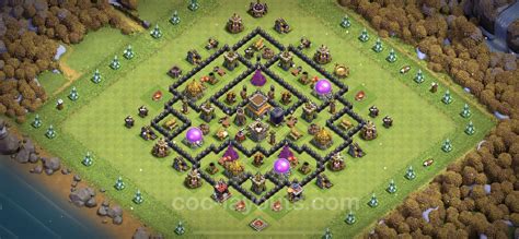 Town Hall 8 Farming Base Layout