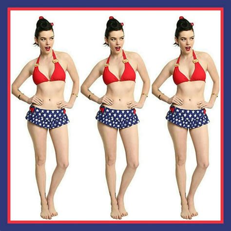 DC Comics Swim Dc Comics Wonder Woman Ruffled Bikini Poshmark