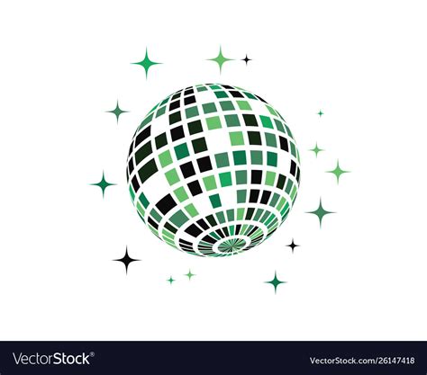 Disco Ball Icon Royalty Free Vector Image Vectorstock