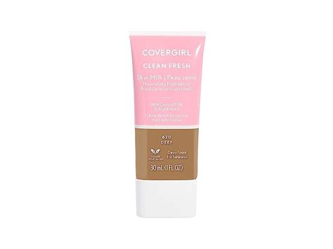 Covergirl Clean Fresh Skin Milk Foundation, 620 Deep, 1 fl oz/30 mL ...