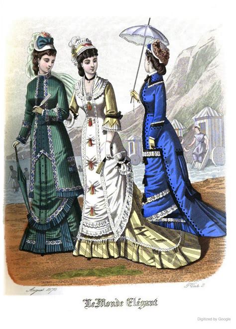 Le Monde Elégant 1878 August Victorian era fashion Victorian fashion