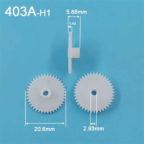 403A 0 5M 21MM Gears Modulus 0 5 40 Tooth Plastic Gear Wheel Motor