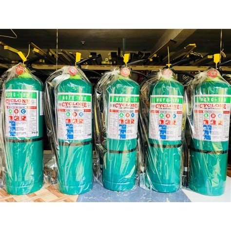 Fire Extinguisher HCFC 10lbs CYCLONE Clean Agent Green HCFC 123 10 Lbs