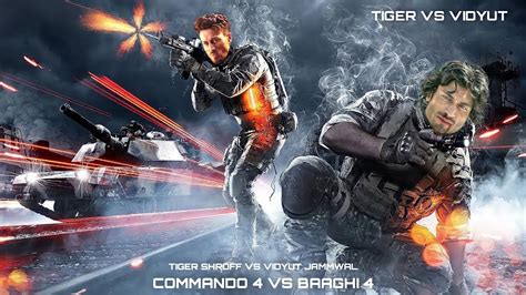 Tiger Vs Vidyut Commando Bagghi Tiger Shroff Vidyut Jammwal