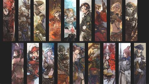 Job Portraits Art - Final Fantasy XIV: Shadowbringers Art Gallery ...