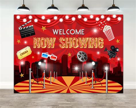 Ticuenicoa 7×5ft Movie Night Party Backdrop Welcome India Ubuy