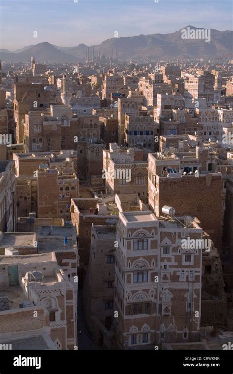 Tower Houses Dominate The Skyline Old City Sana A Amanat Al Asimah