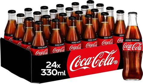 Coke Zero Contour 330ml Glass X 24 J And A Drinks