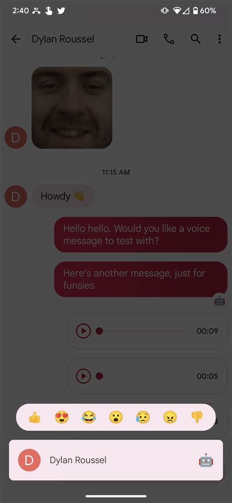 Google Messages preps voice transcripts and full emoji reactions