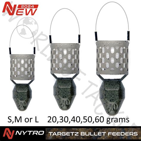 Swimfeeder Open End Cage Nytro Targetz Bullet Match Fishing Coarse Swim