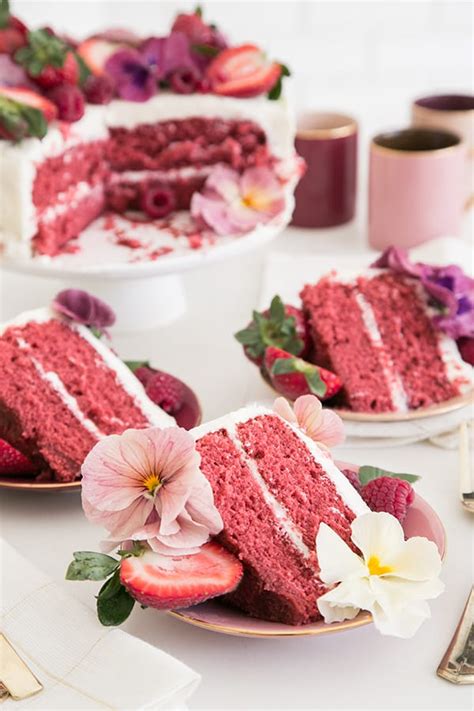 Pink Velvet Cake Recipe Easy Way To Decorate It Sugar And Charm