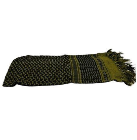 Green And Black Woolen Indian Army Shawl 2x1m At Rs 130 In Delhi Id