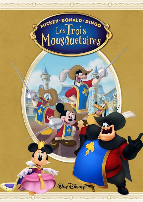 Mickey Donald Goofy The Three Musketeers 2004 Posters — The