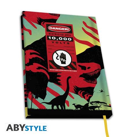 Jurassic Park Cahier A Royaume Des Dinosaures X Abysse Corp