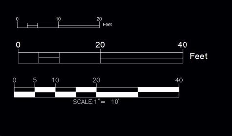 dynamic scale bar : AutoCAD