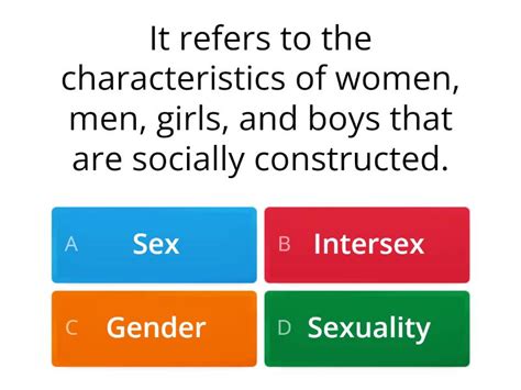 Gender And Human Sexuality Quiz