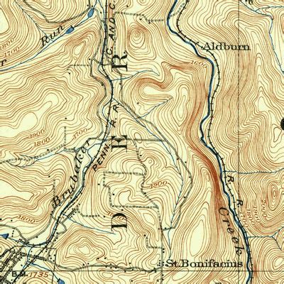 Patton, PA (1902, 62500-Scale) Map by United States Geological Survey | Avenza Maps