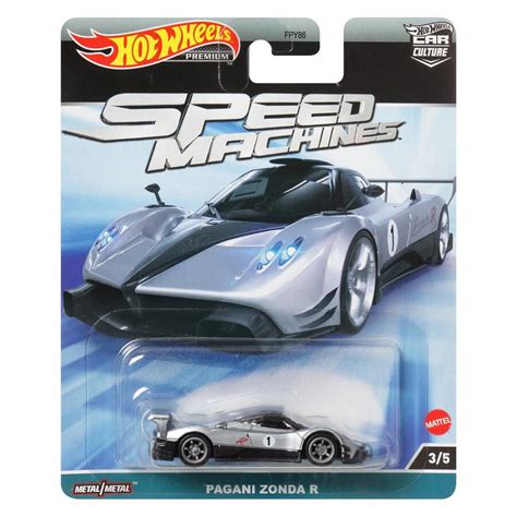 Hot Wheels Premium Pagani Zonda R Mudelauto Ee