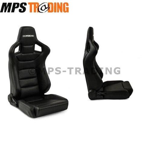 Land Rover Defender Corbeau Sportline Rrs Low Base Black Vinyl Seat Kit