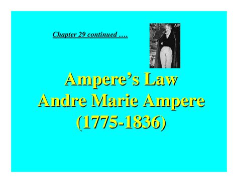 Ampere's Law, Examples of Current Sources - Electricity and Magnetism ...