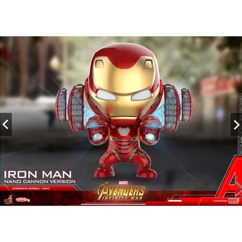 HOT TOYS COSBABY COSB497 復仇者聯盟 無限之戰 鋼鐵人 奈米砲版 MK50 馬克50 蝦皮購物