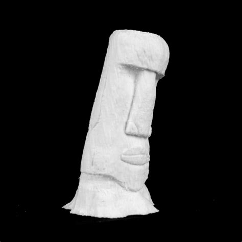 3d Printable Moai Head In Encinitas California By Scan The World