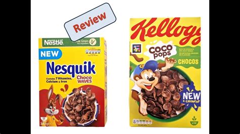 Coco Pops Chocos Vs Nesquik Choco Waves Review Youtube