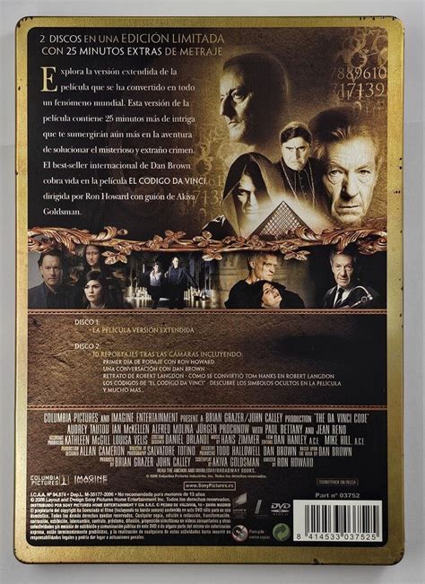 Dvd El Da Vinci Code Edition Sp Cial Tom Hanks Mystery Film Ebay