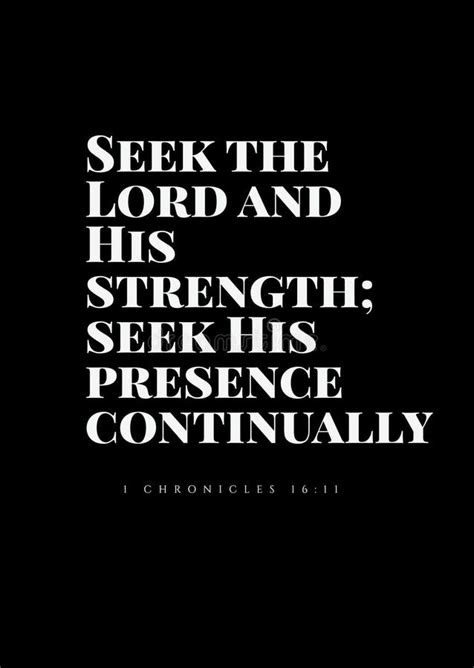 Bible Verses 1 Chronicles 1611 Seek The Lord And His Strength Seek