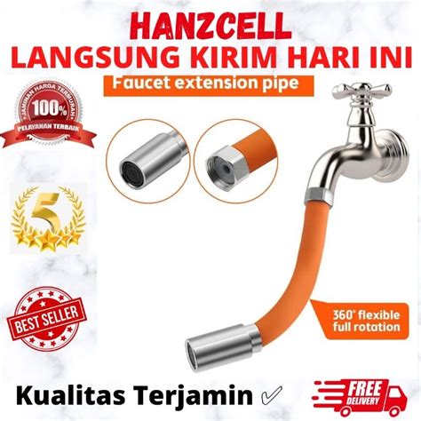 Jual Sambungan Kran Air Flexible 20cm 30Cm Faucet Extender Universal