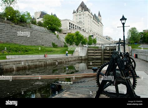 Rideau Canal Locks - Ottawa - Canada Stock Photo - Alamy