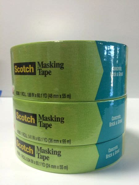 3M GREEN MASKING TAPE (HARD TO STICK SURFACES) 2060 1'' | Epic Paint ...