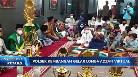 Polsek Kembangan Jakarta Barat Selenggarakan Lomba Adzan Virtual