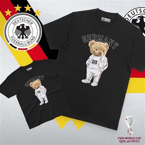 Jual Kaos Piala Dunia Bear Germany FIFA World Cup Qatar 2022 Jerman