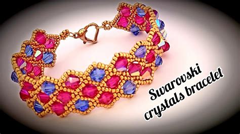 Swarovski Crystals Braceletzig Zag Crystal Braceletsimple And Elegant Braceletdiy Beading