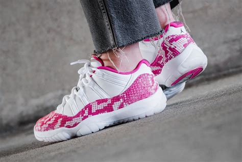 Air Jordan 11 Retro Low Pink Snakeskin (2019) Women – PK-Shoes