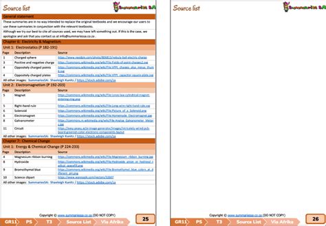 Grade Physical Sciences Summaries Term Via Afrika