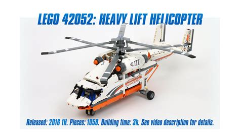 Lego Technic Heavy Lift Helicopter Unboxing Parts List Speed