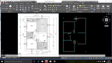 Autocad Expresso Planta Baixa Aula Hachurando O Desenho Youtube