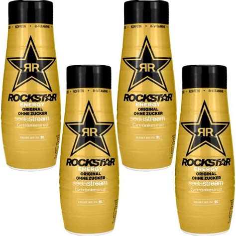 Kit Sirop Pour Sodastream Rockstar Original Zero Ml Pi Ces