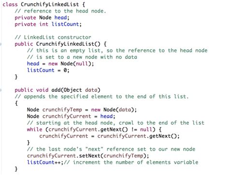 How To Implement A LinkedList Class From Scratch In Java Crunchify