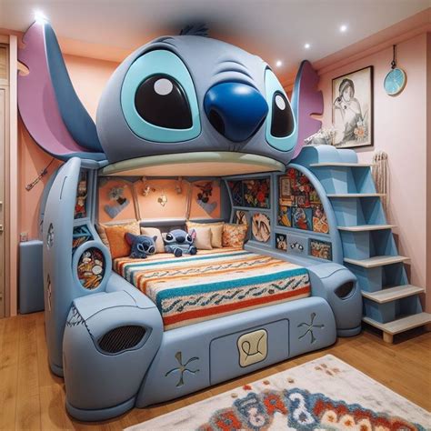 Stitch Inspired Bed Creative Ideas And Inspiration For Your Kids