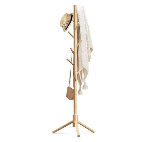 George Oliver Lathaniel Freestanding 8 Hook Coat Rack Wayfair