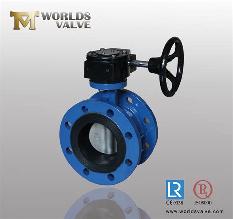 Awwa C C Class E Double Flanged Butterfly Valves From China